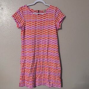 Hatley Pink and Orange Fish Pattern Dress